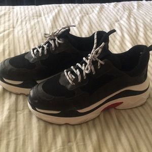 Platform chunky dad sneakers